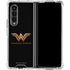 DC Comics Wonder Woman Gold Emblem Galaxy Z Fold4 5G Clear Case