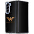 DC Comics Wonder Woman Gold Emblem Galaxy Z Fold5 5G Clear Case