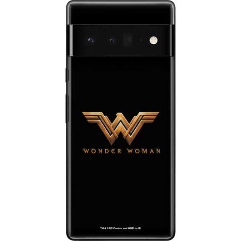 DC Comics Wonder Woman Gold Emblem Google Pixel 6 Pro Skin