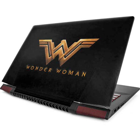 DC Comics Wonder Woman Gold Emblem Lenovo IdeaPad Skin