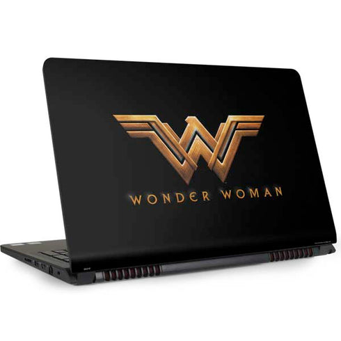 DC Comics Wonder Woman Gold Emblem Dell Inspiron Skin
