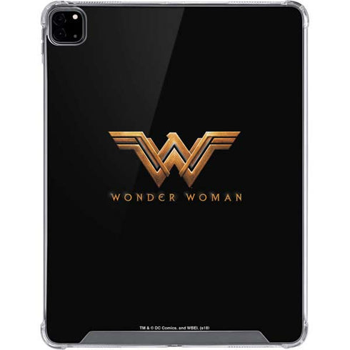 DC Comics Wonder Woman Gold Emblem iPad Pro 12.9in (2020) Clear Case