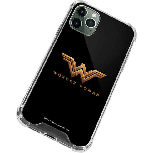 DC Comics Wonder Woman Gold Emblem iPhone 11 Pro Max Clear Case