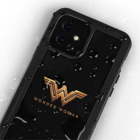 DC Comics Wonder Woman Gold Emblem iPhone 12 Mini Waterproof Case