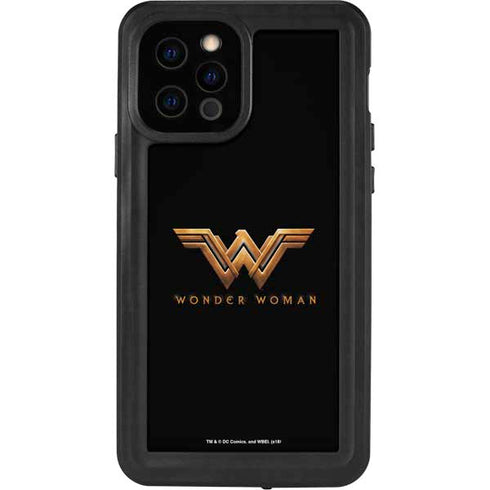 DC Comics Wonder Woman Gold Emblem iPhone 12 Pro Waterproof Case
