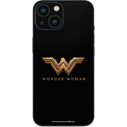 DC Comics Wonder Woman Gold Emblem iPhone 13 Mini Skin