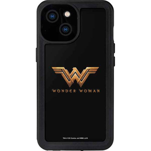 DC Comics Wonder Woman Gold Emblem iPhone 13 Mini Waterproof Case
