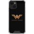 DC Comics Wonder Woman Gold Emblem iPhone 14 Clear Case