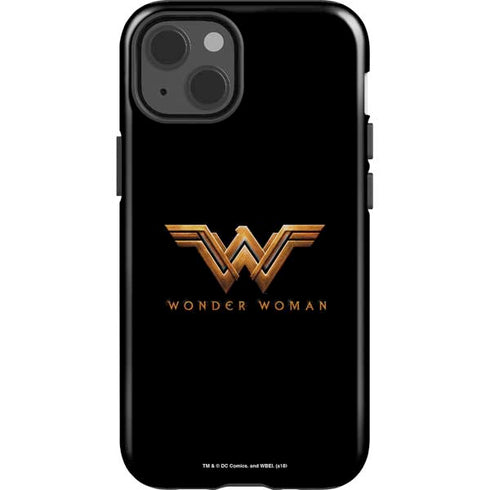 DC Comics Wonder Woman Gold Emblem iPhone 14 Impact Case