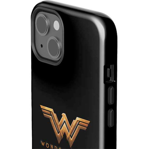 DC Comics Wonder Woman Gold Emblem iPhone 15 Impact Case