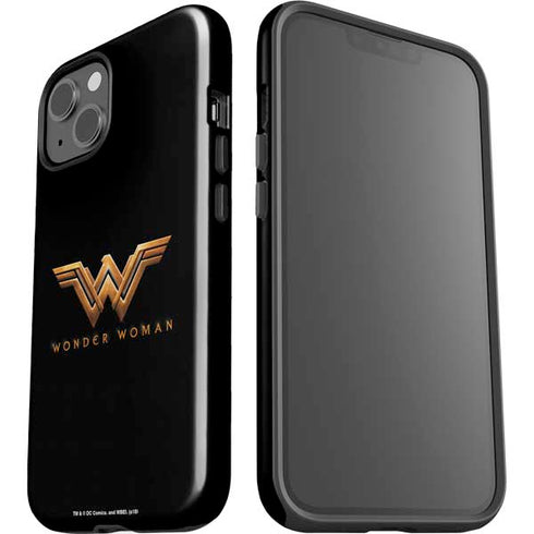 DC Comics Wonder Woman Gold Emblem iPhone 14 Impact Case
