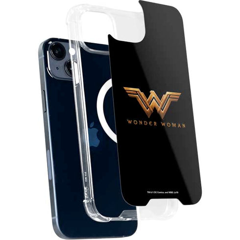 DC Comics Wonder Woman Gold Emblem iPhone 15 Plus MagSafe Case