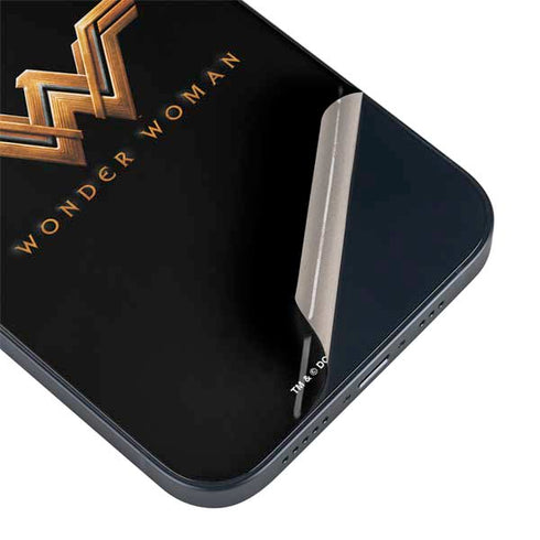 DC Comics Wonder Woman Gold Emblem iPhone 14 Plus Skin