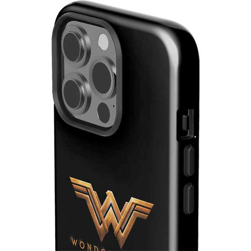 DC Comics Wonder Woman Gold Emblem iPhone 14 Pro Impact Case