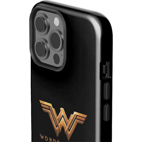 DC Comics Wonder Woman Gold Emblem iPhone 15 Pro Max Impact Case
