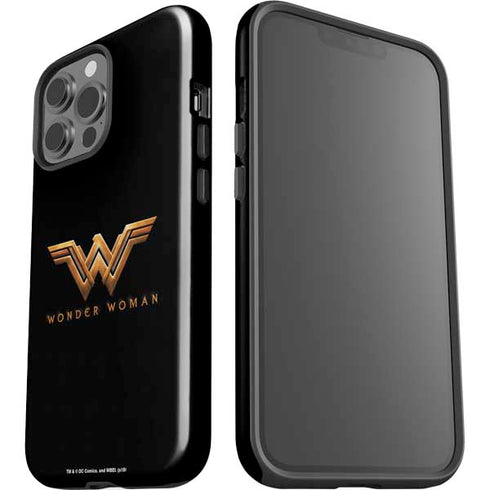 DC Comics Wonder Woman Gold Emblem iPhone 15 Pro Max Impact Case