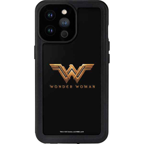 DC Comics Wonder Woman Gold Emblem iPhone 14 Pro Max Waterproof Case