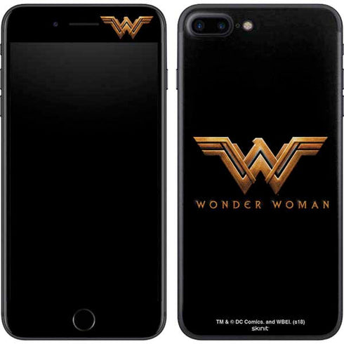 DC Comics Wonder Woman Gold Emblem iPhone 8 Plus Skin