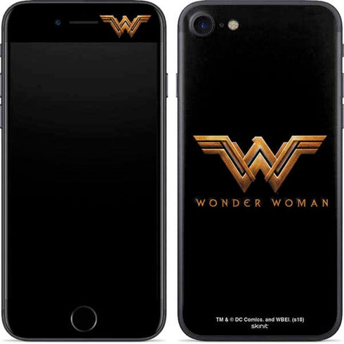 DC Comics Wonder Woman Gold Emblem iPhone 8 Skin