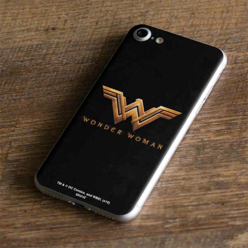 DC Comics Wonder Woman Gold Emblem iPhone 8 Skin