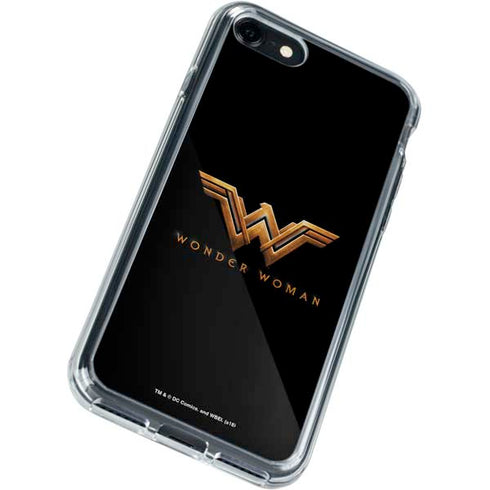 DC Comics Wonder Woman Gold Emblem iPhone SE (2nd & 3rd Gen) Clear Case