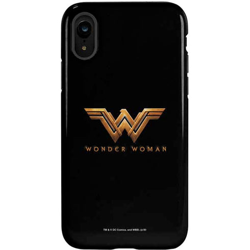 DC Comics Wonder Woman Gold Emblem iPhone XR Pro Case