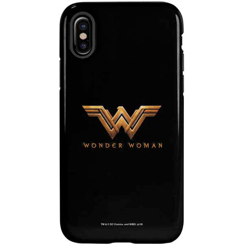 DC Comics Wonder Woman Gold Emblem iPhone XS Pro Case