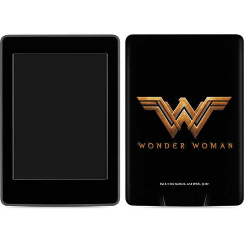 DC Comics Wonder Woman Gold Emblem Amazon Kindle Skin