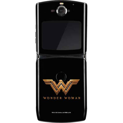DC Comics Wonder Woman Gold Emblem Motorola RAZR Skin