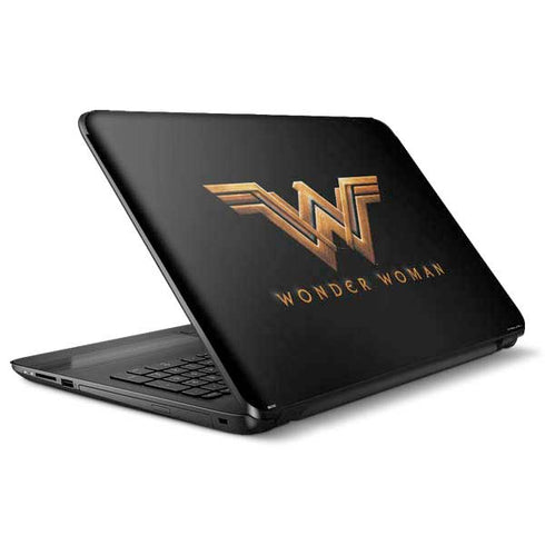 DC Comics Wonder Woman Gold Emblem HP Notebook Skin