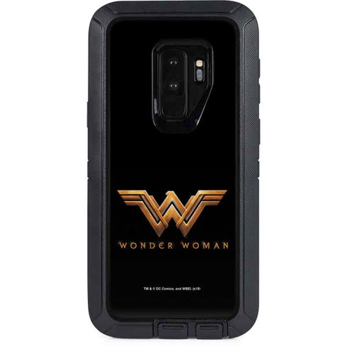 DC Comics Wonder Woman Gold Emblem Otterbox Defender Galaxy Skin