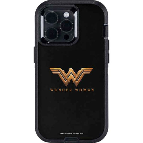 DC Comics Wonder Woman Gold Emblem Otterbox Defender iPhone Skin