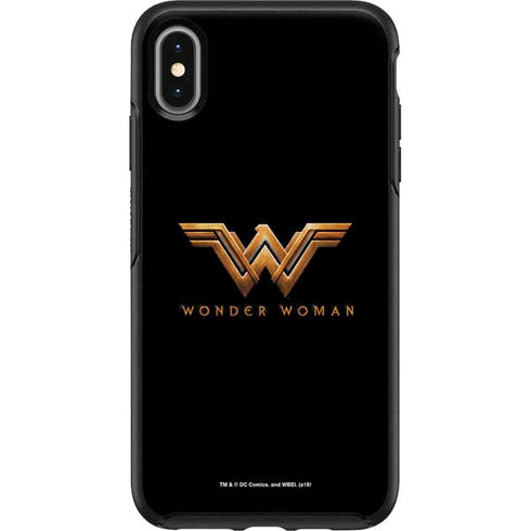 DC Comics Wonder Woman Gold Emblem Otterbox Symmetry iPhone Skin