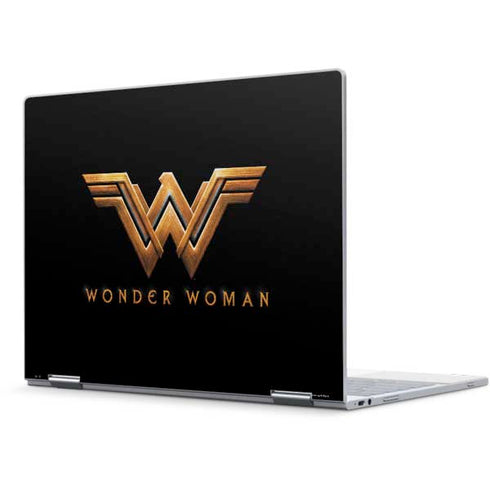 DC Comics Wonder Woman Gold Emblem Pixelbook Skin
