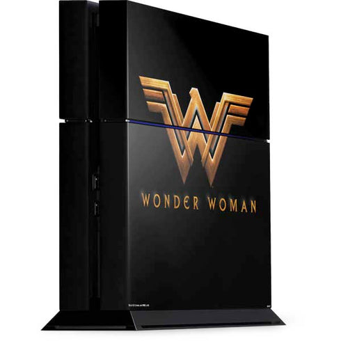 DC Comics Wonder Woman Gold Emblem PS4 Console Skin