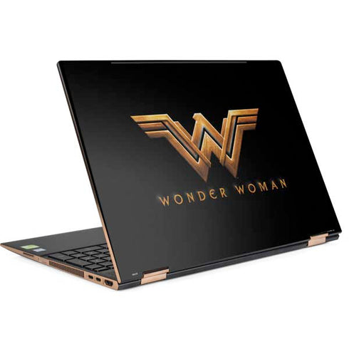 DC Comics Wonder Woman Gold Emblem HP Spectre Skin