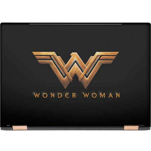 DC Comics Wonder Woman Gold Emblem HP Spectre Skin