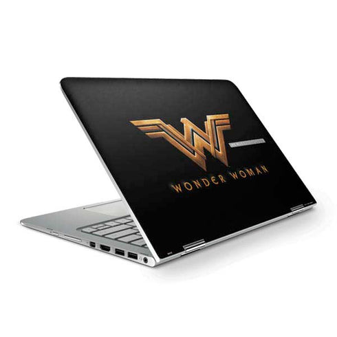 DC Comics Wonder Woman Gold Emblem HP Spectre Skin