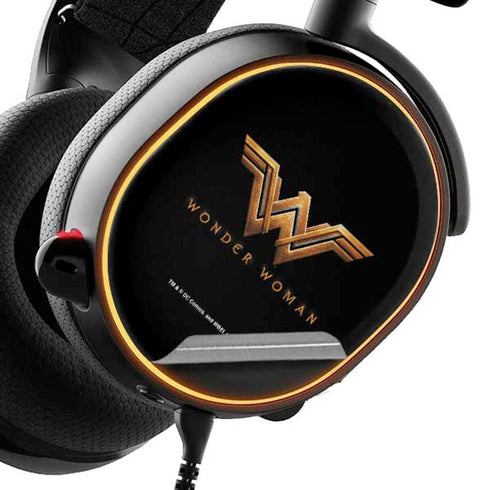 DC Comics Wonder Woman Gold Emblem SteelSeries Arctis 3 Skin