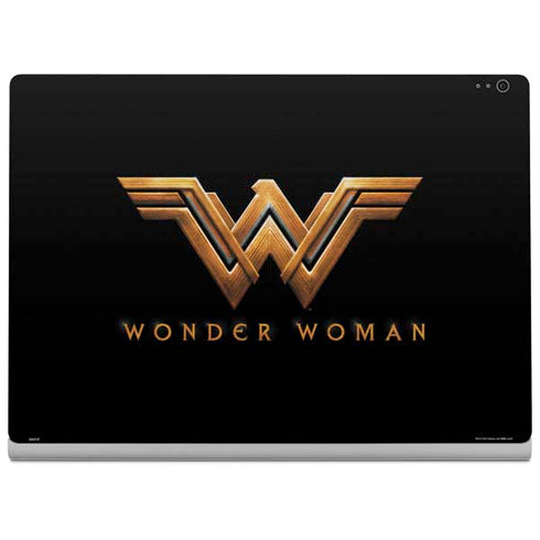 DC Comics Wonder Woman Gold Emblem Surface Book 2 13.5in Skin