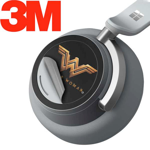DC Comics Wonder Woman Gold Emblem Surface Headphones Skin