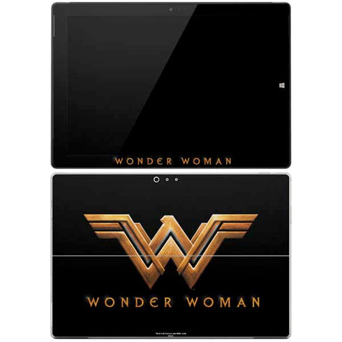 DC Comics Wonder Woman Gold Emblem Surface Pro 3 Skin