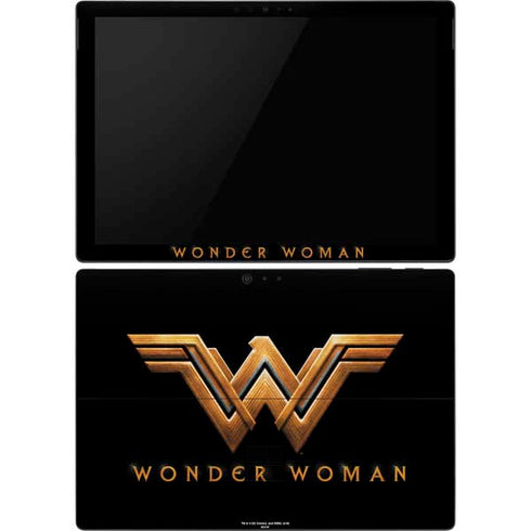 DC Comics Wonder Woman Gold Emblem Surface Pro 6 Skin