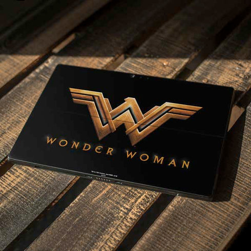 DC Comics Wonder Woman Gold Emblem Surface Pro 6 Skin