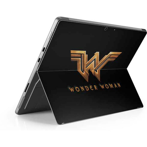 DC Comics Wonder Woman Gold Emblem Surface Pro 8 Skin