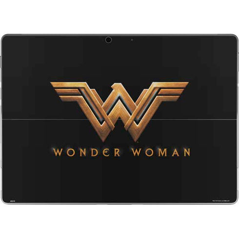 DC Comics Wonder Woman Gold Emblem Surface Pro 9 Skin