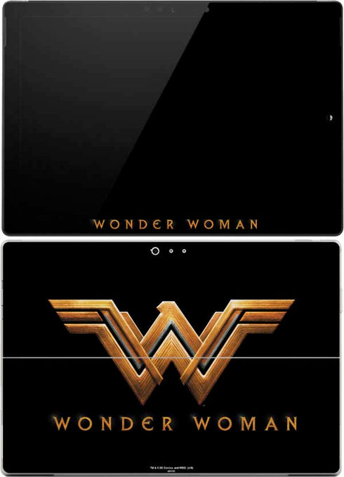 DC Comics Wonder Woman Gold Emblem Surface Pro (2017) Skin