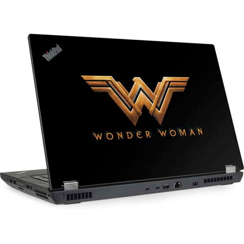 DC Comics Wonder Woman Gold Emblem Lenovo ThinkPad Skin