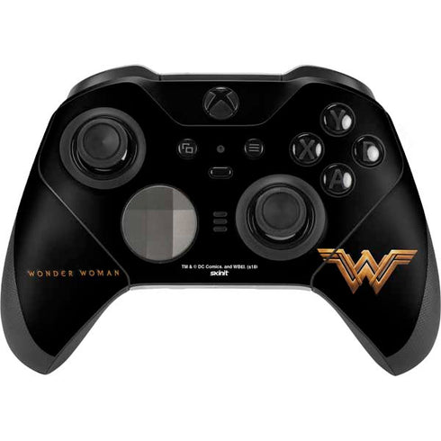 DC Comics Wonder Woman Gold Emblem Xbox Elite Wireless Controller Series 2 Skin