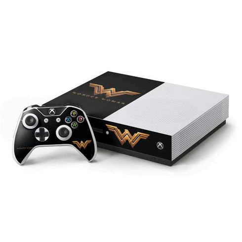 DC Comics Wonder Woman Gold Emblem Xbox One Skins